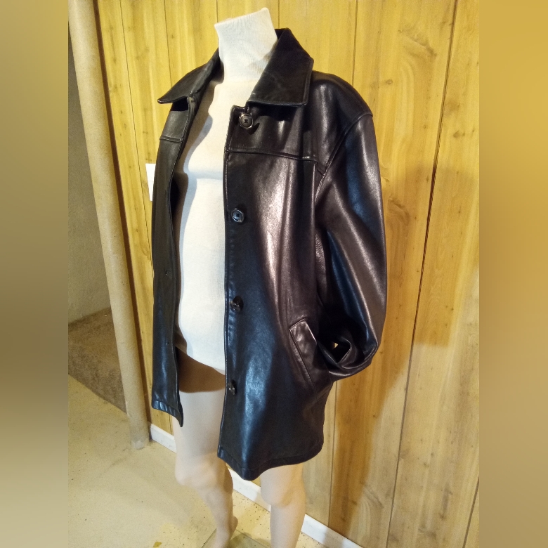 Black Leather Small Womens